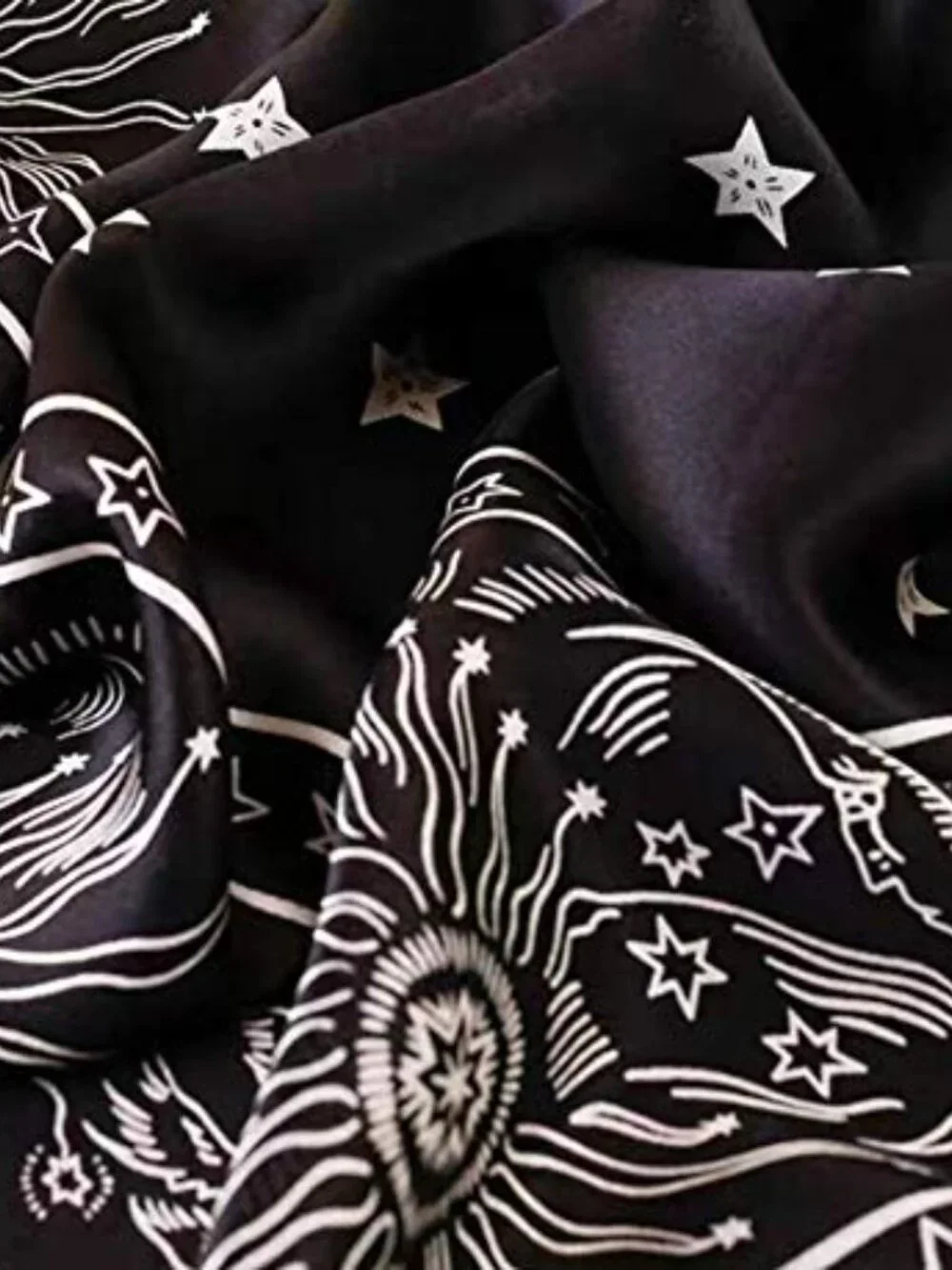 100% Mulberry Silk Square Scarf, Lightweight Neckerchief Gift Box Packed